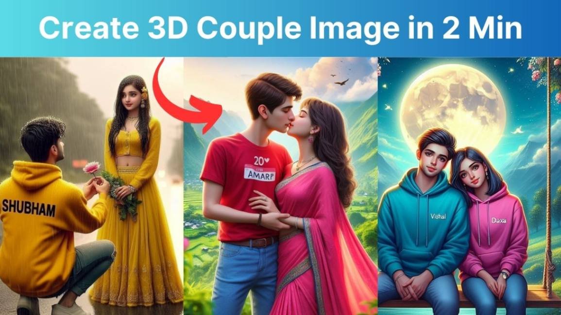 Viral Couple AI Image