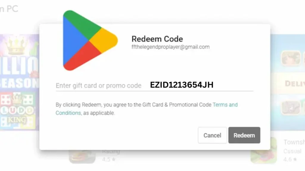 free redeem code today