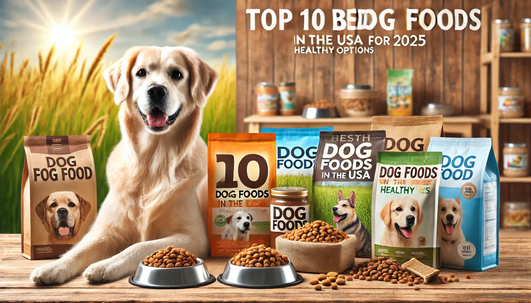 Top 10 Best Dog Foods in the USA for 2025: Healthy Options for Your Pet
