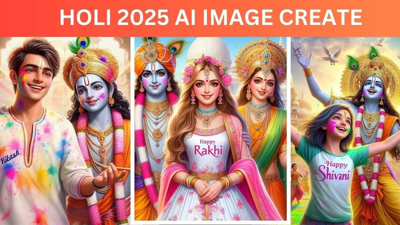 Holi 2025 Photo Editing