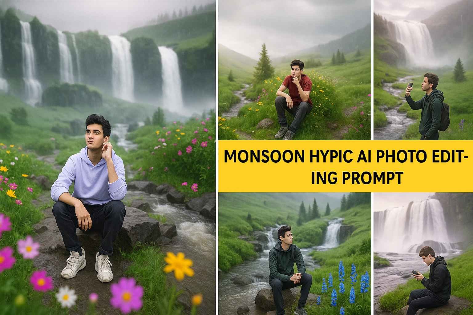 Hypic Prompts For Monsoon AI Photo Editing