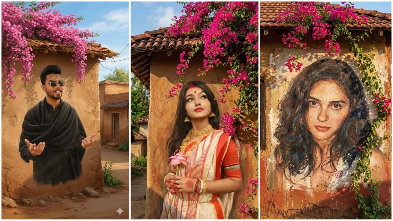 Viral Sketch on Wall Gemini Photo Editing Prompts 2026