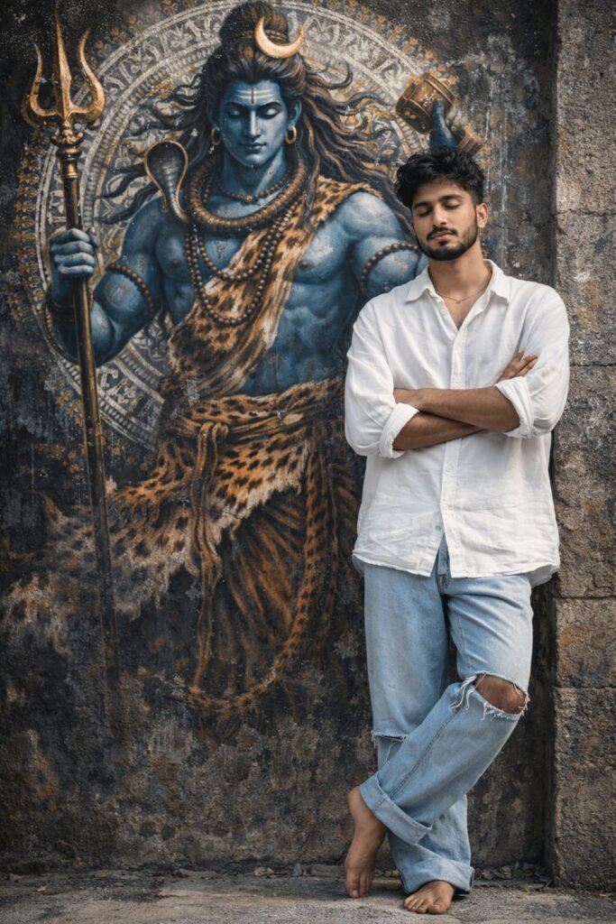 Shivaratri ai photo editing 