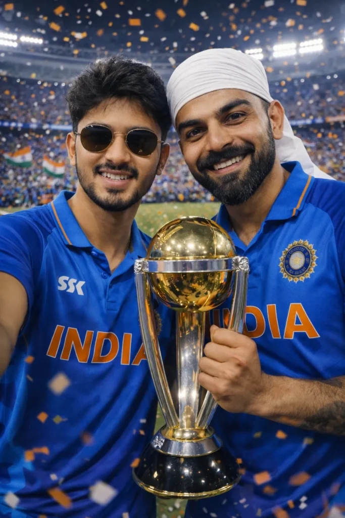 India Worldcup Winnning Celebration 