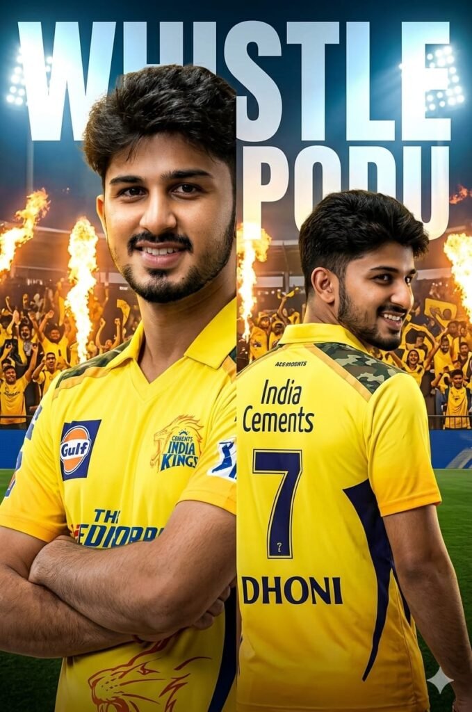 Ipl jerseys 2026
Ipl 2026 prompts csk
Ipl 2026 prompts rcb